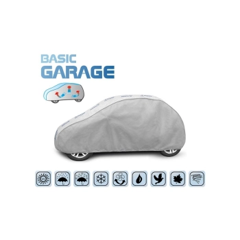 Wodoodporny nieprzemakalny pokrowiec plandeka na samochód S3 (hatchback) 335-355 cm
